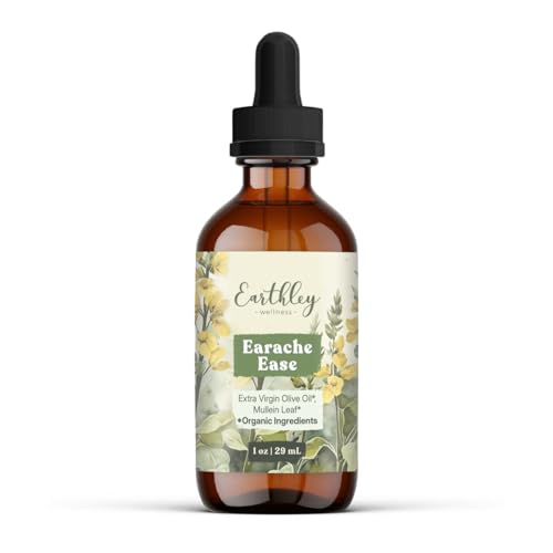 Earthley Wellness Earache Ease, Certified Organic Ingredients, Mu...