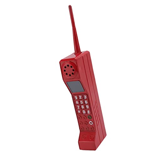 Teléfono móvil vintage de hierro para ambientar fiestas de los 80 y 90 en escritorios
