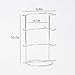 Byken 4 Tier Crown Holder,Tiara Organizer,.Golden Bridal Headdress Display Stand for Selling,Headband Ear Crown Storage Tower,Jewelry Holder for Girls Wedding Home Shop Store (Silver)
