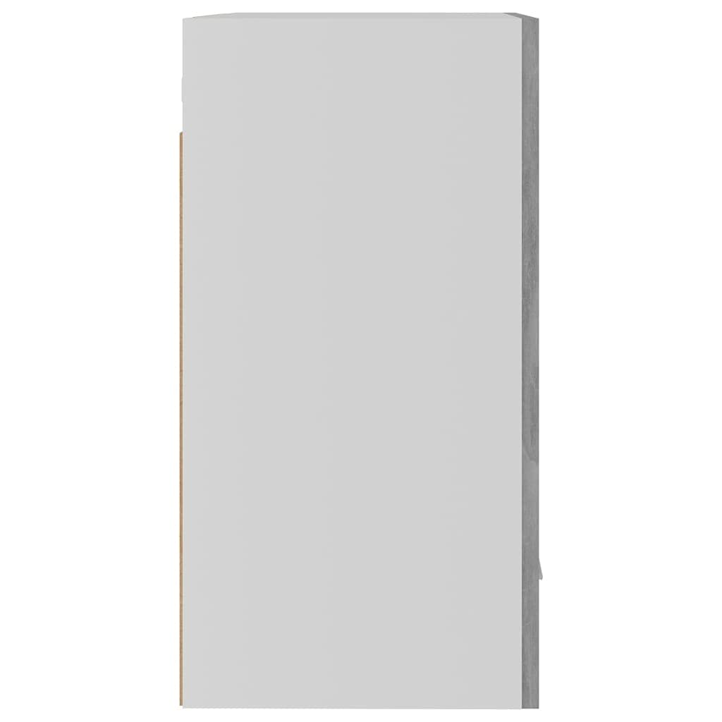 vidaXL Armadi Sospesi “Lyon” 2 pz Grigo Cemento 50x31x60 cm in