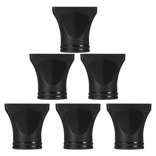 VALICLUD Boquillas Concentradoras para Secador de Pelo 6 Piezas, Accesorio de Plástico Resistente al Calor, Boquilla Plana de 4,4-4,6 Cm para Peluquería y Peinado Profesional, Secado