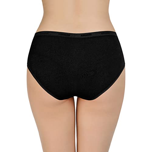 Image of Amante Solid Cotton Low Rise Hipster Panty Pack(Pack of 3)