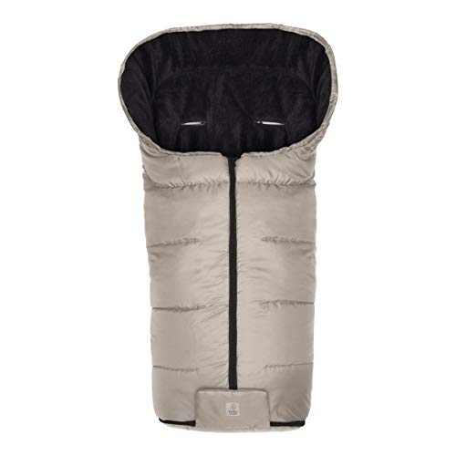 babycab Fußsack Myre big naturfarben - für Kinderwagen - Unisex - Winter/Herbst - 100x55x5 cm - aus Polyester - wasser- windabweisend - Futter aus Fleece