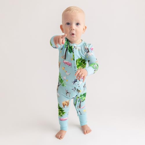 Image of Posh Peanut Convertible Baby Sleepers - Footless Baby Pajamas with 2 Way Zipper for Easy Diaper Changes