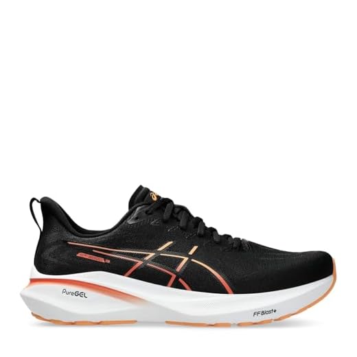 Tênis Asics GT-2000 13 Preto e Laranja