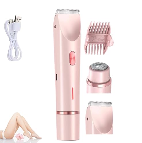 The Pink Galaxy Shaver, Pink Galaxy Electric Razor, Whimsyard Shaver for Women, Comfort 2 in 1 Electric Lady Shaver, Wet and Dry Dual Head Shaver (Pink)