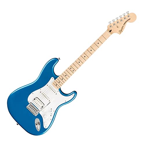 Squier Affinity Stratocaster HSS Pack – Lake Placid Blue - Les Beatles, Paul McCartney, John Lennon, RIngo Starr, George Harrison Squier Affinity Stratocaster HSS Pack - Lake Placid Blue – Image 4