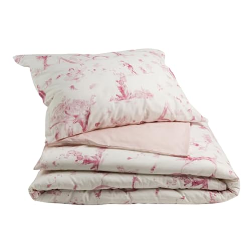 Toys - Juego de Funda Nórdica - Rosa - Cama 90 cm