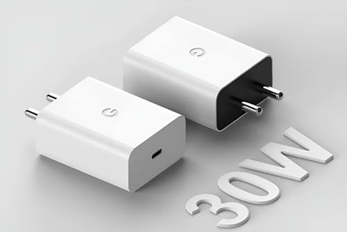 Image of Type-C Fast Charging Adapter 30W /65W for Google Pixel 8, 7A, 6, 5 | PPS PD Power Adapter Compatible with Pixel Devices & Android Gadgets F-AD