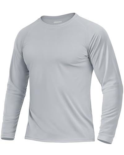 Boladeci Mens Fishing Shirts Long Sleeve UPF 50+ UV Protection Sun Block Cool Athletic Tee Shirts...