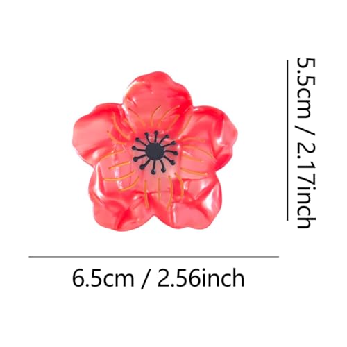 Pinza Poppy, pinzas pequeñas para el cabello de acetato para mujeres miniatura 2