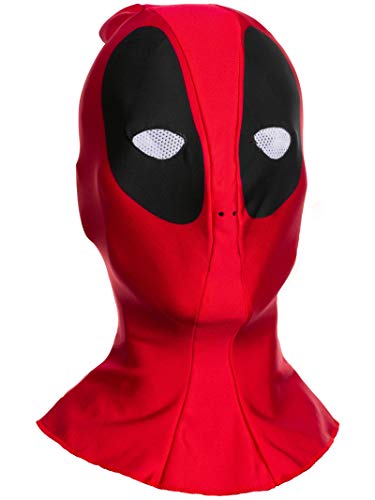 Marvel Men's Deadpool Adult Overhead Fabric Mask, Multi, One Size