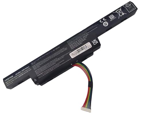 FESTAS 5600mAh AS16B5J AS16B8J Batterie Compatible avec Acer Aspire F15 F5-573 F5-573G E15 E5-575 E5-575G E5-575T E5-575TG Travelmate P259-G2-M P259-G2-MG E5-575G-53VG 75MD 5341 E5-575-33BM