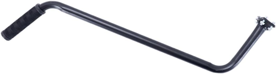 TOYANDONA Bike Seat Trainer Handle Push Bar for Beginners Durable Armrest for Cycling Safety Easy to Install for Learning Balance and Confidence