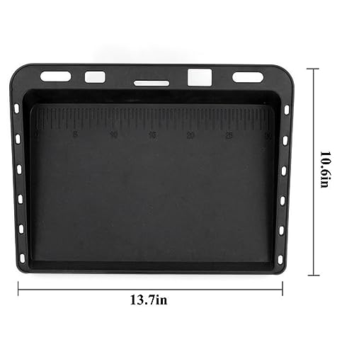 Lizusidtsy 1 PCS Fishing Bait Table Fishing Terminal Tackle Multipurpose Tray for Boat, Deck, Carp, Kayak, Black