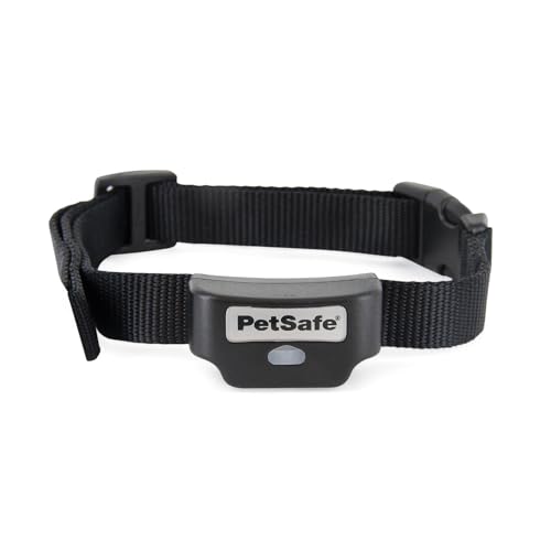 PetSafe - Collier récepteur Rechargeable pour clôture Filaire PetSafe, pour Chiens et Chats, étanche, avec bip sonore et Stimulation électrostatique