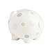 Beginnings by Enesco Big Polka Dot Piggy Bank, 7 inches, Blue