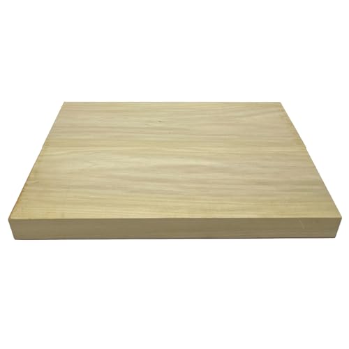 Exotic Wood Zone's Yellow Poplar Wood Guitar Body Blank - Luthier Tonewoods (Unplanned & Unglued) 21