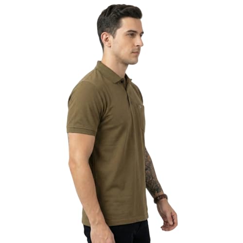 Image of SIDE UP Polo T Shirt for Man with Pocket, Polo T Shirts for Men, Summer Shirt with Collar, Half Sleeve, Cotton Blend, Light Weight, Comfotable Fit (Pack of 1) M to 3XL