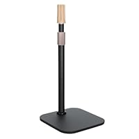 VEELTRAS Wig Stand Tripod Adjustable Metal Mini Wig Head Stand for Training Mannequin Heads and Canvas Block Head