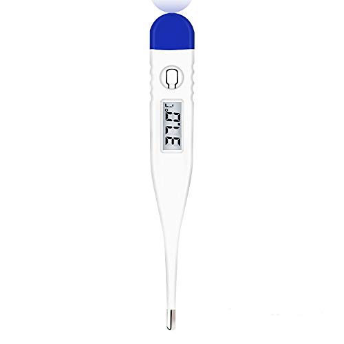 Digital Thermometer For Fever, Quick Reading Waterproof Oral Thermometer With Fever Indicator. Best For Baby Kids And Adults #TOP19
