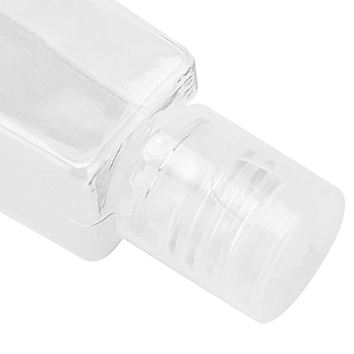 SINJEUN 120 Pieces 1oz/30ml Clear Plastic Empty Bottles with Flip Cap, Empty Squeeze Bottles, Mini PET Clear Refillable Travel Containers for Shampoo, Toners, Lotions, Creams3