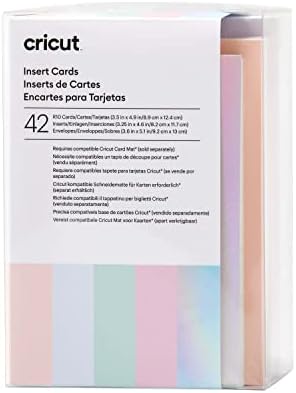 Cricut Insert Cards, 42 Count, Princess