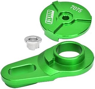 Aluminum 7075 Servo Saver Assembly 25T for LOSI 1:4 Promoto-MX Motorcycle Dirt Bike RTR LOS06000 LOS06002 Upgrades - Green