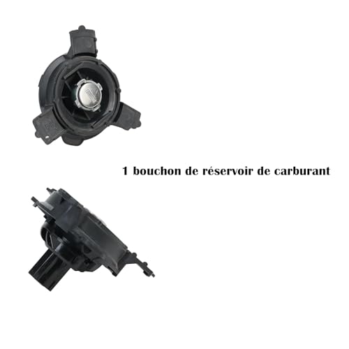 DawlQawwi Komplettes Set mit 3 Schlössern + Neiman + Tankdeckel + 2 Schlüssel, kompatibel mit Peugeot 206 (1998-)