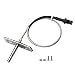 Replacement RTD Temperature Sensor for Pit Boss 3/5/7 Series,Pro Series II 4 Series,Sportsman 7 Series Vertical Smoker RTD Probe,Part Number : PBV357P1-36