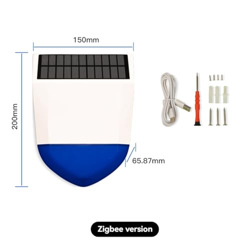 Capteur solaire intelligent pour stopper les intrusions avec alarme exterieure Zigbee - 7