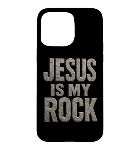 Jesus is My Rock ? Christian Faith Gospel Inspiration �X�}�z�P�[�X iPhone 15 Pro Max �p