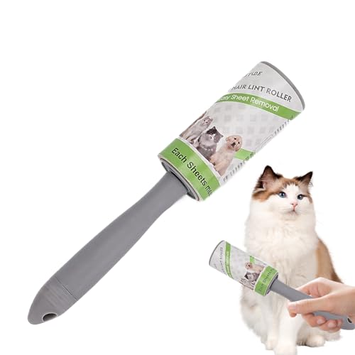 Rodillo Para Pelos De Mascotas | Rodillo Quitapelos Despegable Para Gatos - Eliminador De Pelusas Para Ropa Tapicería Alfombras Muebles Viaje Y Hogar