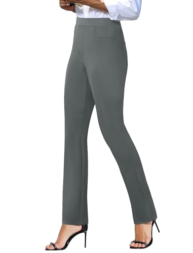 Keriffe Women's High Waisted Yoga Dress Pants