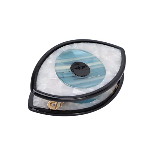Clip de Garra Pinzas para el Cabello para Mujer Accesorios para Pinzas para el Cabello Clips Forma de Ojo Pinzas para el Cabello Clips Accesorios Decorativos para el Cabello (pinza negra)