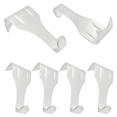 Image of 6PCS Thickened Plated Color S Shaped Picture Hooks Traceless Photo Wall Hanging Hooks Oil Painting Exhibition Gallery Picture Frame Hooks Applied to Shelves Frames Picture Rail Hanging Systems