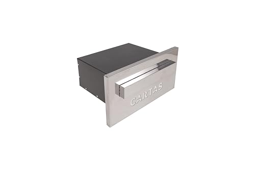 Caixa Correio Embutir Inox 20cm Profundidade Moderna Luxo (Cartas)