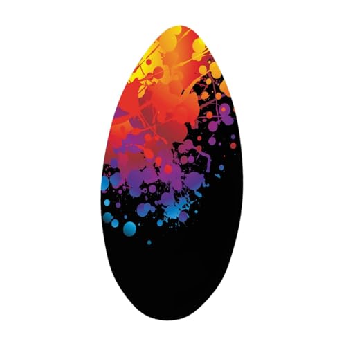 Planche de Skimboard en Bois de Haute Performance avec Revêtement Brillant Durable