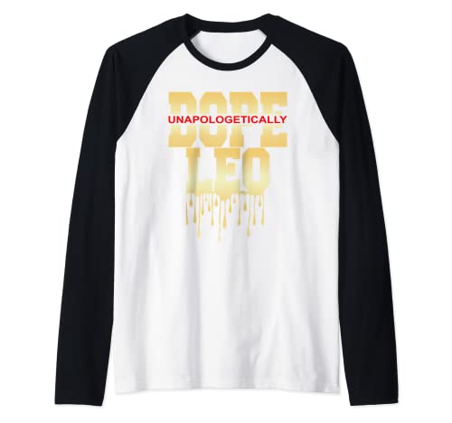 Unapologetically Leo Zodiac Maglia con Maniche Raglan