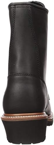 Ad Tec 9in Super Logger Leather Work Boots for Men - Steel Toe, Oil Resistant Lug Sole | Image 2