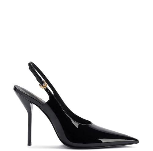 x Altuzarra Pump In Black Patent Leather