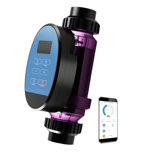 Salt Water Pool Chlorinator System with Digital Control