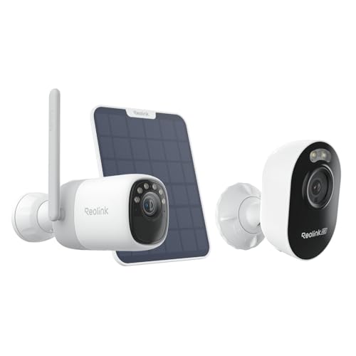 REOLINK Altas with Lumus Pro, 2K Solar Camera Outdoor Wireless, 2.4/5GHz Wi-Fi 6, Pre-Record Cameras for Home Security,  - Detailed View