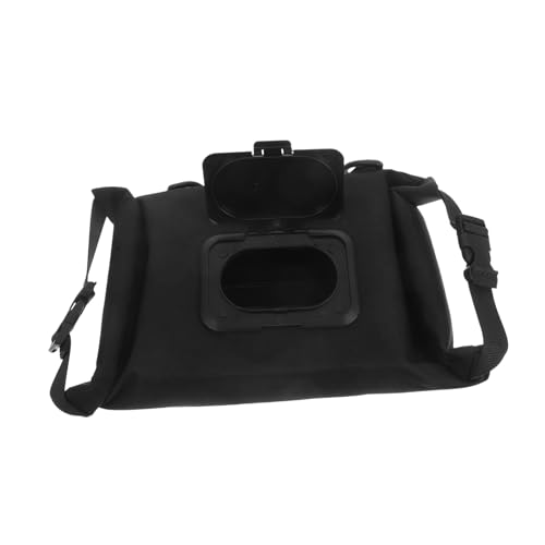 Hemobllo dispensador de húmedas Bolsa dispensadora de pañuelos húmedos Estuche de Viaje contenedor de de Viaje Bolsa Porta Lienzo Negro
