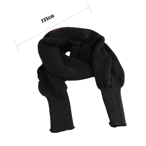 Off The Shoulder Sweater for Women Sweater Scarf V Neck Cropped Sweaters Ribbed Knit Wrap SweaterScarf Fall Winter3