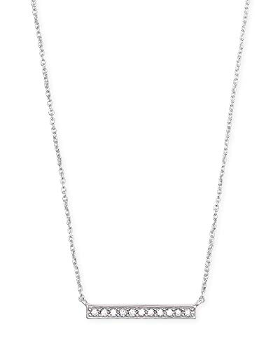 Kendra Scott Addison Pendant Necklace For Women, Fashion Jewelry, Rhodium-Plated #TOP19