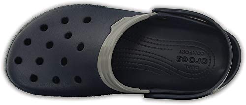 Image of crocs Unisex Duet Max Navy and Smoke Clogs and Mules - M6W8
