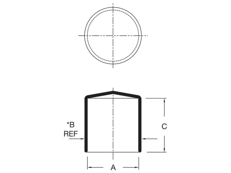 Image of Caplugs HVC-062-10 HVC Series - Flexible Round Caps, 100 Pack, Black Flex500, 0.062 inch - x 0.625 inch - Thread Protectors, Dust - Moisture Seals, Masking, Painting, Limited High Temp Exposure (99390063)