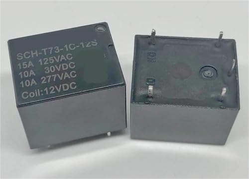 Relé SCH-T73-1C-12S para reparar electrodomésticos y automatizar luces