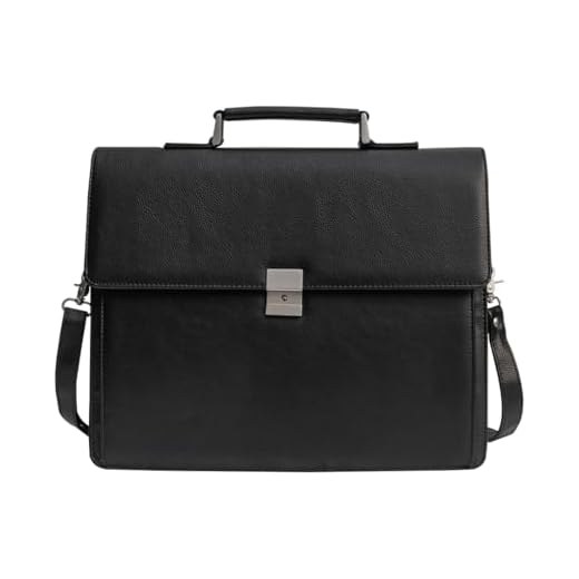 Mens Leather Briefcases with Padded Compartment
